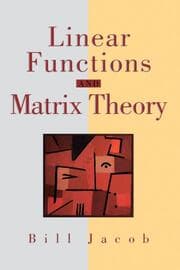 Cover von Linear Functions and Matrix Theory