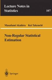 Cover von Non-Regular Statistical Estimation