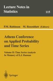 Cover von Athens Conference on Applied Probability and Time Series Analysis