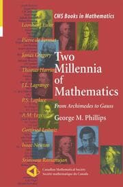 Cover von Two Millennia of Mathematics