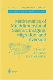 Cover von Mathematics of Multidimensional Seismic Imaging, Migration, and Inversion