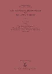 Cover von The Historical Development of Quantum Theory, Part 2