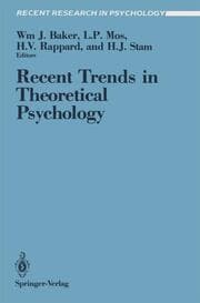 Cover von Recent Trends in Theoretical Psychology