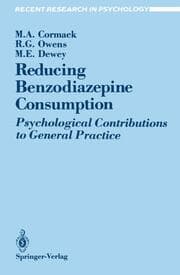 Cover von Reducing Benzodiazepine Consumption