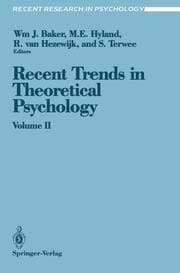 Cover von Recent Trends in Theoretical Psychology