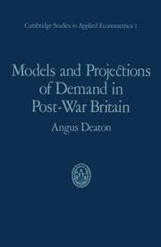 Cover von Models and Projections of Demand in Post-War Britain