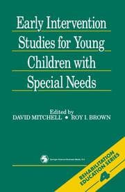 Cover von Early Intervention Studies for Young Children with Special Needs