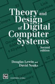 Cover von Theory and Design of Digital Computer Systems