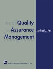 Cover von Quality Assurance Management