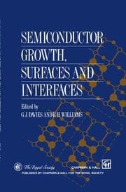 Cover von Semiconductor Growth, Surfaces and Interfaces