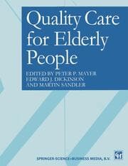 Cover von Quality care for elderly people