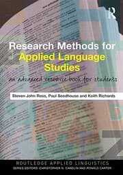 Cover von Research Methods for Applied Language Studies