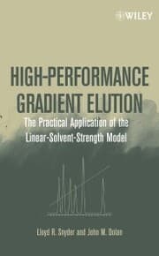 Cover von High-Performance Gradient Elution