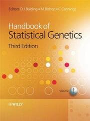 Cover von Handbook of Statistical Genetics