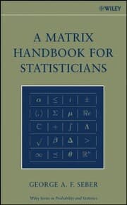 Cover von A Matrix Handbook for Statisticians