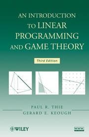 Cover von An Introduction to Linear Programming and Game Theory