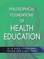 Cover von Philosophical Foundations of Health Education