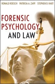 Cover von Forensic Psychology and Law