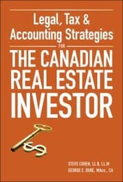 Cover von Legal, Tax and Accounting Strategies for the Canadian Real Estate Investor