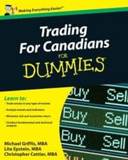 Cover von Trading For Canadians For Dummies