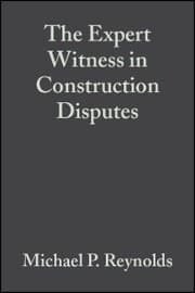 Cover von The Expert Witness in Construction Disputes