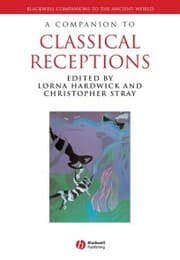 Cover von A Companion to Classical Receptions