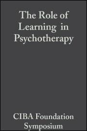 Cover von The Role of Learning in Psychotherapy