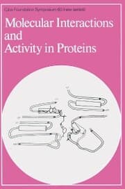 Cover von Molecular Interactions and Activity in Proteins