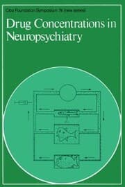 Cover von Drug Concentrations in Neuropsychiatry