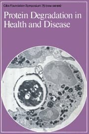 Cover von Protein Degradation in Health and Disease