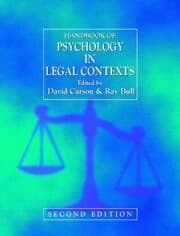 Cover von Handbook of Psychology in Legal Contexts