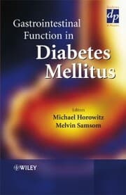 Cover von Gastrointestinal Function in Diabetes Mellitus