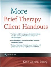 Cover von More Brief Therapy Client Handouts