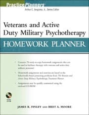 Cover von Veterans and Active Duty Military Psychotherapy Homework Planner