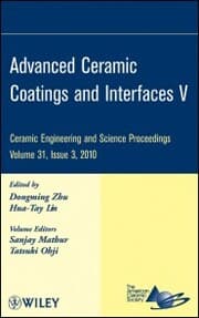 Cover von Advanced Ceramic Coatings and Interfaces V, Volume 31, Issue 3