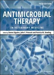 Cover von Antimicrobial Therapy in Veterinary Medicine