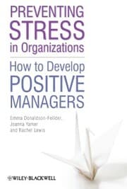 Cover von Preventing Stress in Organizations