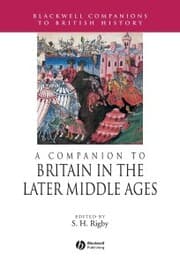 Cover von A Companion to Britain in the Later Middle Ages