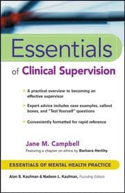 Cover von Essentials of Clinical Supervision