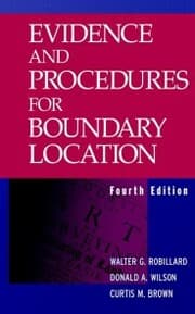 Cover von Evidence and Procedures for Boundary Location