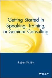 Cover von Getting Started in Speaking, Training, or Seminar Consulting