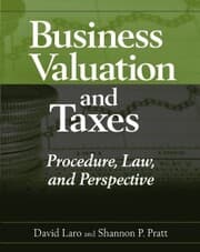 Cover von Business Valuation and Taxes