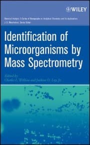 Cover von Identification of Microorganisms by Mass Spectrometry