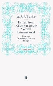 Cover von Europe from Napoleon to the Second International