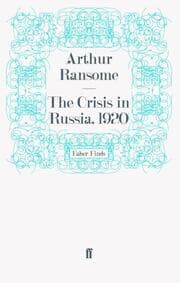 Cover von The Crisis in Russia, 1920