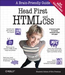 Cover von Head first HTML and CSS