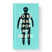 Cover von To Be Read Upon My Death Journal