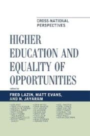 Cover von Higher Education and Equality of Opportunity