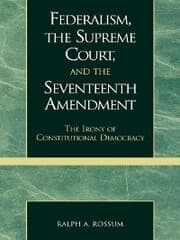 Cover von Federalism, the Supreme Court, and the Seventeenth Amendment