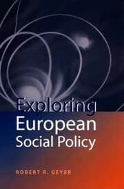 Cover von Exploring European Social Policy